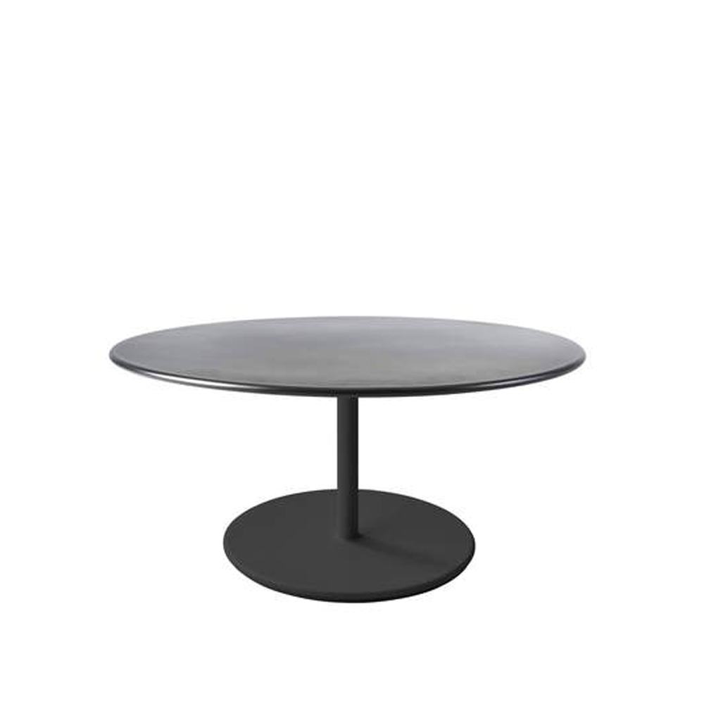 Go soffbord, lava grey, ø110 cm