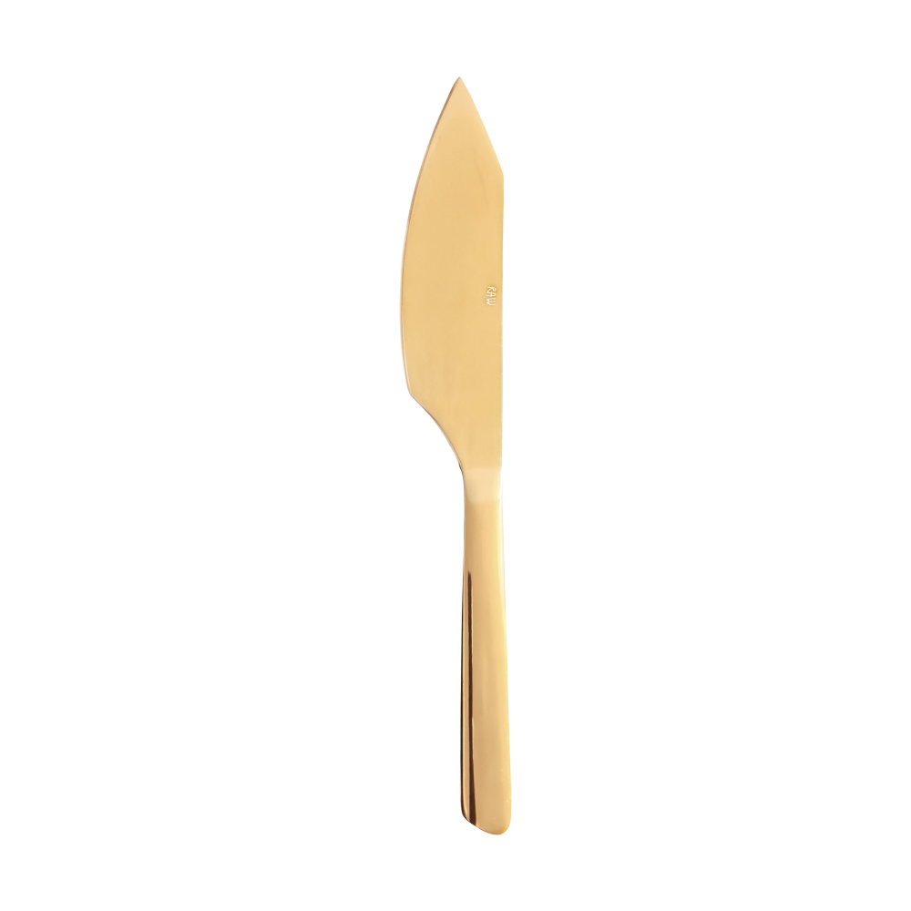 Raw tårtkniv, Guld