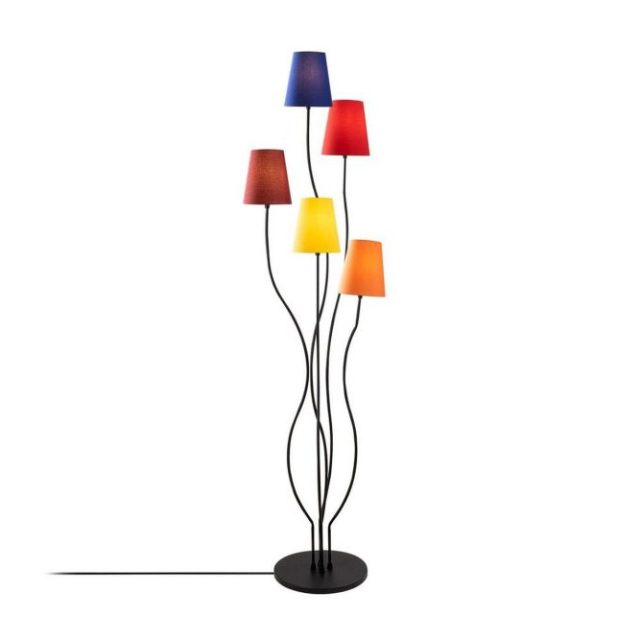 Golvlampa Crestor Flerfärgad / Livfulla färger