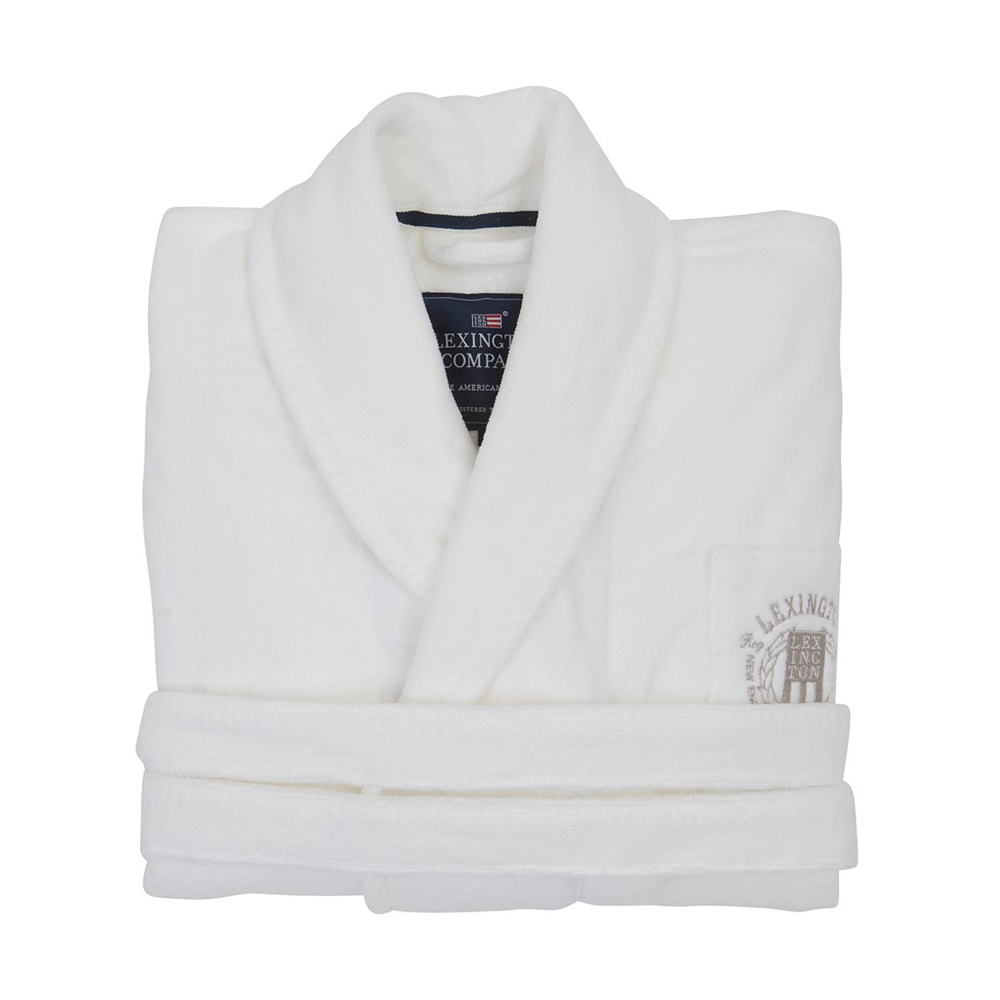 Hotel Velour morgonrock XL, White