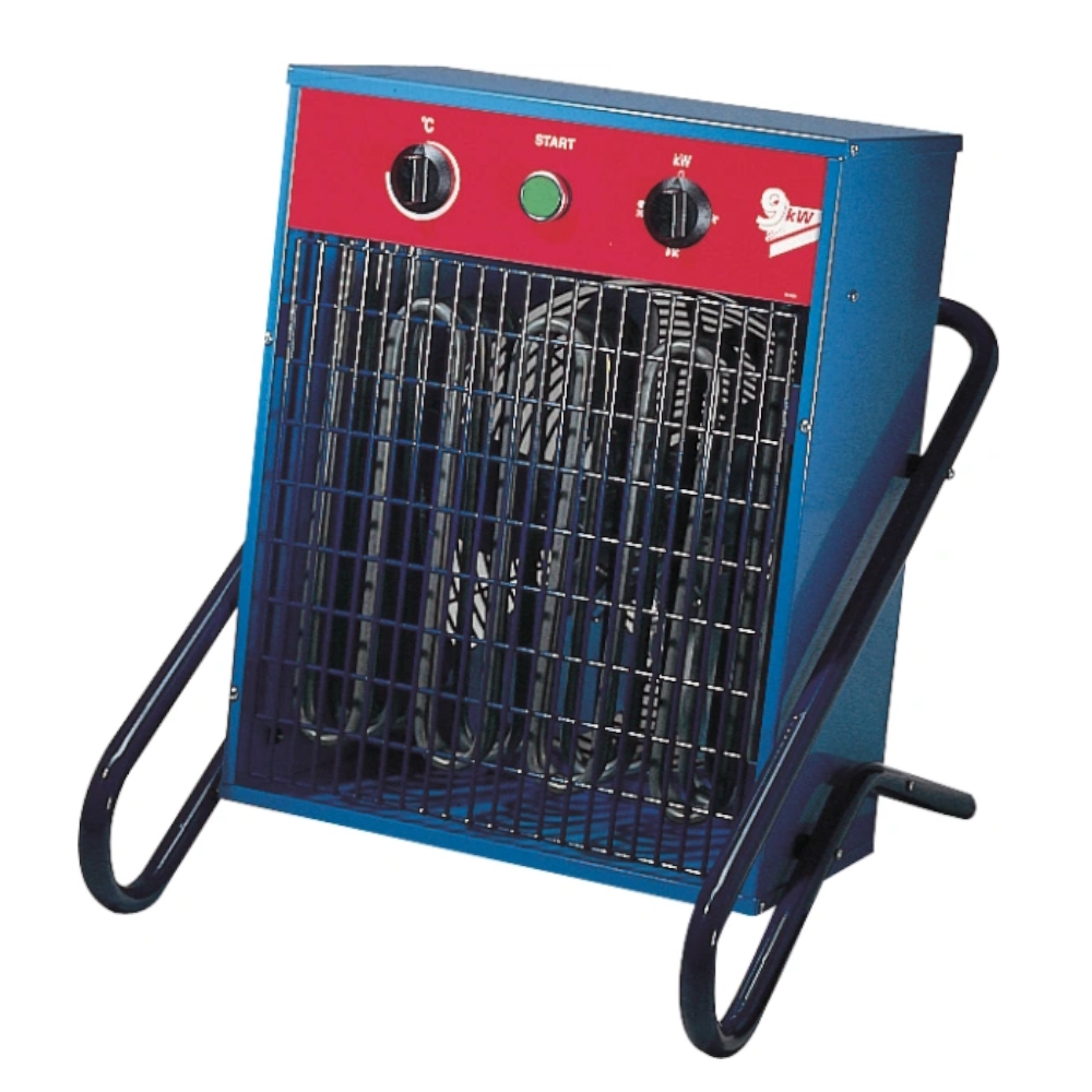 Värmefläkt Med Sladd Och CEE-Don 9kW 400V IP55 Elbjörn
