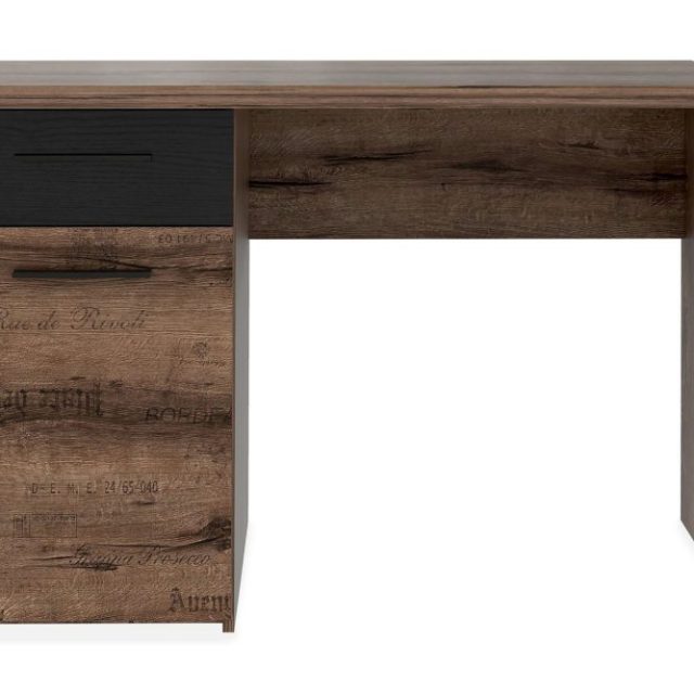 Cannop Skrivbord 110 cm med Förvaring Låda + Skåp