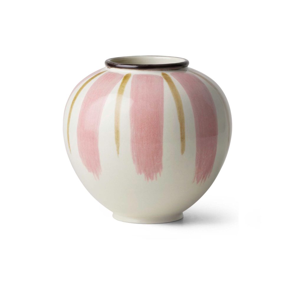 Canvas vas 15 cm, Rosa-brun